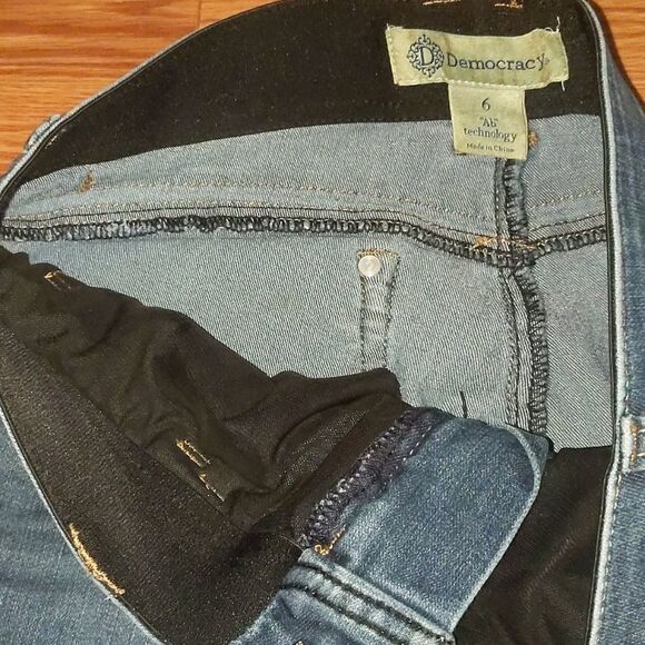 Democracy "Ab" technology skinny jeansSz 6NWOT - Picture 5 of 8